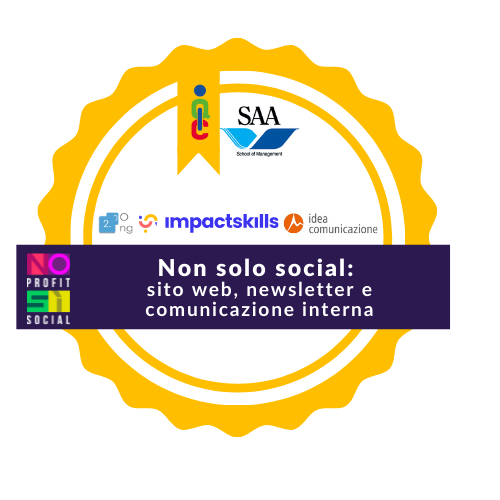 No Profit Si Social - Non solo social: sito web, newsletter e comunicazione interna
